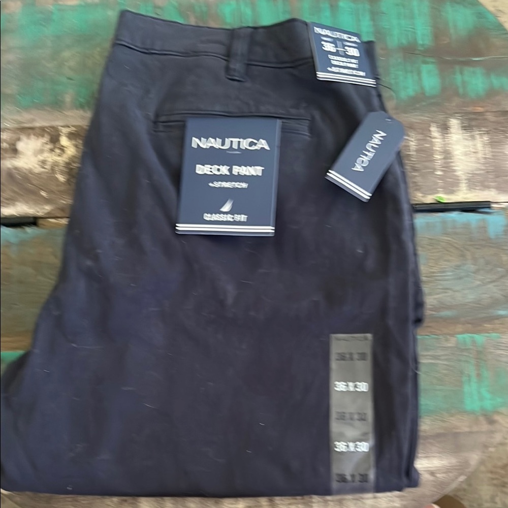 Nautica Midnight Blue Deck Trousers